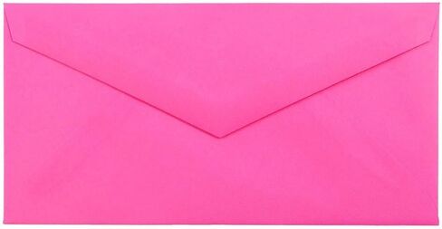 JAM PAPER 4Bar A1 Colored Invitation Envelopes - 3 5/8 x 5 1/8 - Ultra Fuchsia Hot Pink - 50/Pack in Kuwait