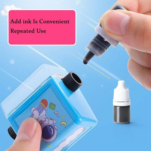 4 قطع من طوابع الرياضيات الاسطوانية، طوابع تعليمية رقمية ذكية لمشاكل الرياضيات، بكرة ختم الرياضيات، ختم دوار لتدريس الرياضيات in Saudi Arabia