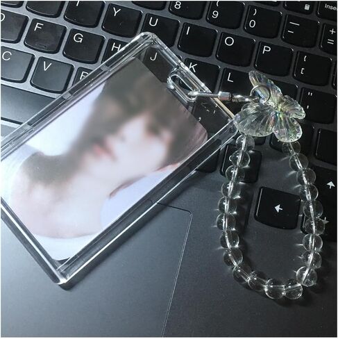 ايه بي كرو 4 قطع من حامل بطاقات صور كيه بوب من الاكريليك مع سوار معصم مطرز بالخرز، حامل بطاقة الهوية للطلاب حامل بطاقة العمل حامل بطاقة الائتمان حامل الحافلة لعشاق كيه بوب in Kuwait