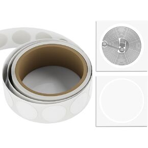 10 x Black NTAG213 NFC Stickers NFC Tags 25MM (1 Inch Round 144 Bytes NTAG 213 NFC Labels 100% Compatible with NFC Enable Phones-Timeskey NFC in Saudi Arabia