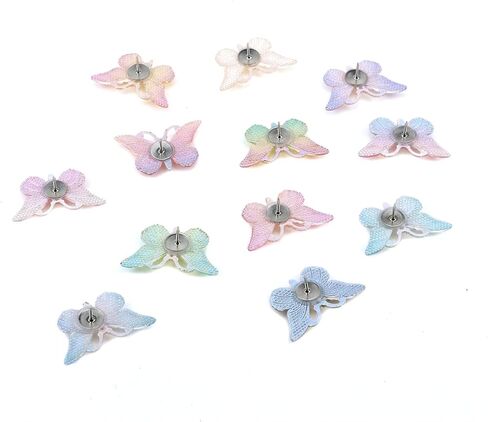 HNGSON Butterfly Push Pins Decorative Thumbtacks Colorful Pins 12PCS for Blackboard, Map, Wall in Kuwait