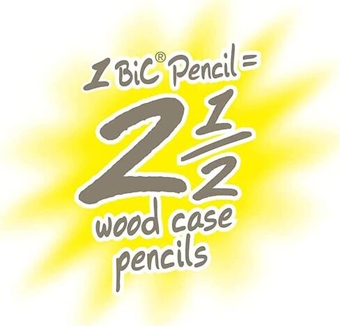 قلم رصاص ميكانيكي رقم 2 من BIC، أقلام رصاص ميكانيكية مريحة للغاية مع قبضة - مجموعة متنوعة من 144 قلم رصاص ميكانيكي - 72 قلم رصاص 0.5 مم مع 72 قلم رصاص ميكانيكي 0.7 مم - براميل ملونة متنوعة in Kuwait