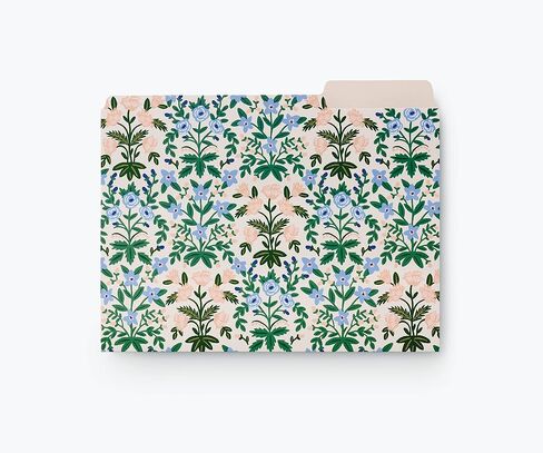 شركة RIFLE PAPER CO. مجموعة مجلدات ملفات كوليت - مجموعة من 6 مجلدات قوية، 2 من كل تصميم و12 ملصق لاصق، نمط كوليت أنيق محدد بالذهب، 9.25 بوصة طول × 11.75 بوصة عرض in Saudi Arabia