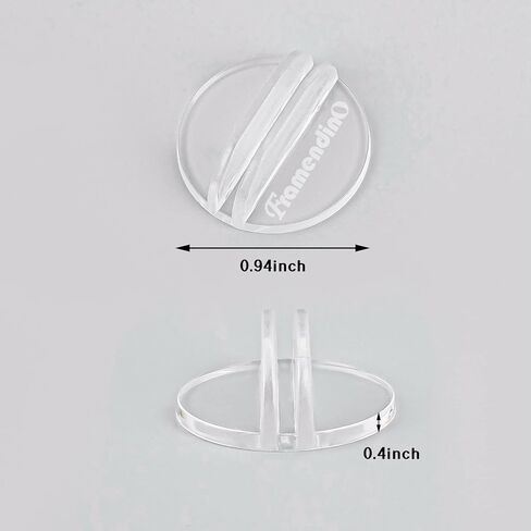 Framendino, 50 Pack Card Stands Paper Miniature Bases Paper Board Card Stands Business Card Holder Plastic Clip for Business Cards Price Tags Labels in Saudi Arabia
