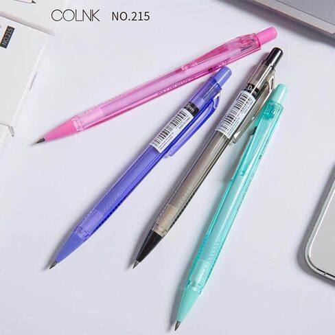 COLNK Mechanical Pencil Set, 6PCS 2.0mm Art Mechanical Pencils for Drafting Writing W/ 2 Tubes of Lead Refills,Drawing Pencils for Sketching Pencils Mechanical for Office School Supplies in Kuwait