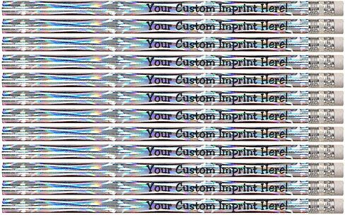 أقلام الرصاص المخصصة من Express Pencils - مستديرة - موضوع ليزر - مطبوعة خصيصًا برسالتك أو نصك أو شعارك 12 حزمة - ** تخصيص مجاني ** فكرة هدية رائعة (ألوان متنوعة) in Kuwait