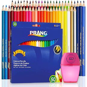 Colored Pencils, 50 Colored Pencils. Colored Pencils for adult Coloring. Coloring Pencils with Sharpener ultimate Color Pencil Set. in Kuwait