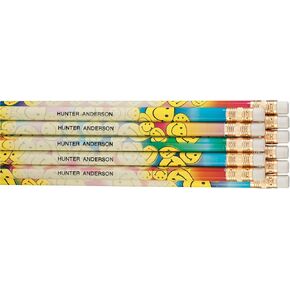 أقلام رصاص مموهة مخصصة من Fox Valley Traders - مجموعة من 12 قلم رصاص من الخشب الصلب #2، مستلزمات المعلمين، هدية للأطفال in Kuwait