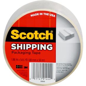 Scotch Shipping Packaging Tape, 1.88" x 54.6 yd, 1 Roll (3350) in Kuwait