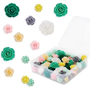 50 PCS Decorative Push Pins Assorted Sizes & Colors Flower Cute Pins Thumb Tacks for Cork Board Wall Decorations for Women Desk Decorations Cubicle Accessories in Kuwait