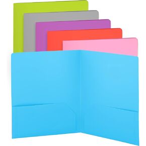 Enday Plastic File Folder with 2 Pockets, Purple, Letter Size, 11.5 x 9.5 in in Saudi Arabia