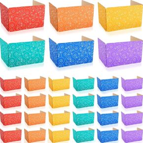 Jetec 30 Pcs Privacy Boards for Student Desks Classroom Privacy Boards for Desks Colored Desk Divider Testing Dividers Desk Partition Trifold Panels Study Carrel for Study Teacher Classroom Office in Saudi Arabia