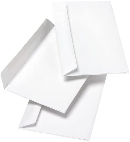 100-Pack 6x9 Booklet Envelopes with Gummed Closure, 24lb White Wove Paper for Multi-Page Documents, Direct Mail Campaigns, and Professional Use. Stock Up and Save! (100) in Saudi Arabia