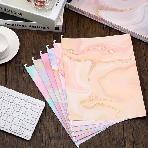 30 قطعة من مجلدات الملفات الرخامية المعلقة بحجم الرسائل، مجلدات ديكور معلقة مع عروات قابلة للتعديل، منظم ادراج خزانة الملفات للمكتب والادراج والخزانة in Kuwait