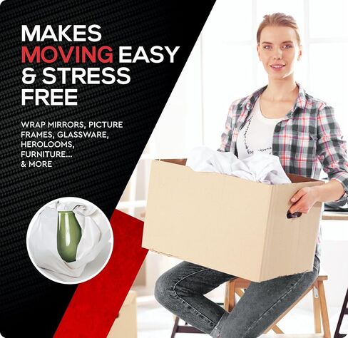 اوراق تغليف (~ 15 باوند حزمة بالجملة) مقاس ~ 27 انش × 17 انش، اوراق ورق غير مطبوعة للشحن ونقل اللوازم وحشو الصناديق وبطانة القفص وتغليف وحماية الاشياء الهشة - صنعت في الولايات المتحدة الامريكية in Kuwait