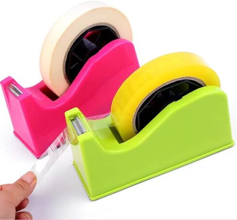 بكرة لاصقة لموزع شريط سطح المكتب (تناسب 1 بوصة و3 بوصة)، لشريط التقنيع، وشريط نقل الحرارة، وشريط الرسامين، وشريط الفريزر وشريط المطبخ (أخضر) in Kuwait