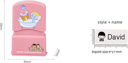 ملصقات ملابس الأطفال متعددة الأغراض، ختم شخصي مقاوم للماء، ختم اسم شخصي، ختم اسم الطفل، ختم مخصص، ختم ملابس المدرسة مقاوم للماء (سيارة خضراء) in Kuwait