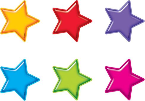 TREND enterprises, Inc. Gumdrop Stars Mini Accents Variety Pack, 36 ct in Saudi Arabia