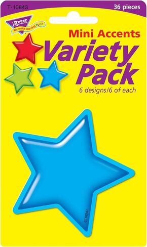 TREND enterprises, Inc. Gumdrop Stars Mini Accents Variety Pack, 36 ct in Saudi Arabia