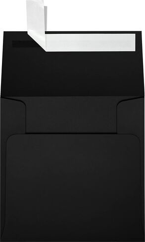 LUXPaper Square Invitation Envelopes | Peel & Press | 4" x 4" | Bright White | 70lb. Text | 50 Qty in Saudi Arabia