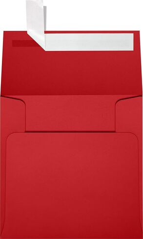LUXPaper Square Invitation Envelopes | Peel & Press | 4" x 4" | Bright White | 70lb. Text | 50 Qty in Saudi Arabia