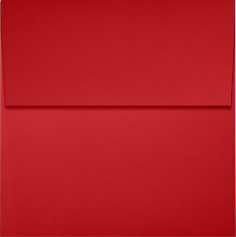 LUXPaper Square Invitation Envelopes | Peel & Press | 4" x 4" | Bright White | 70lb. Text | 50 Qty in Saudi Arabia