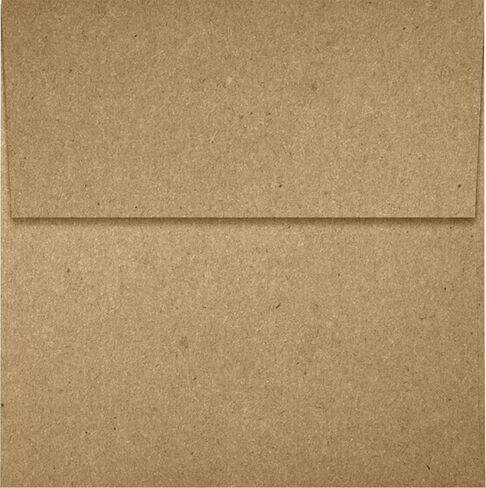 LUXPaper Square Invitation Envelopes | Peel & Press | 4" x 4" | Bright White | 70lb. Text | 50 Qty in Saudi Arabia