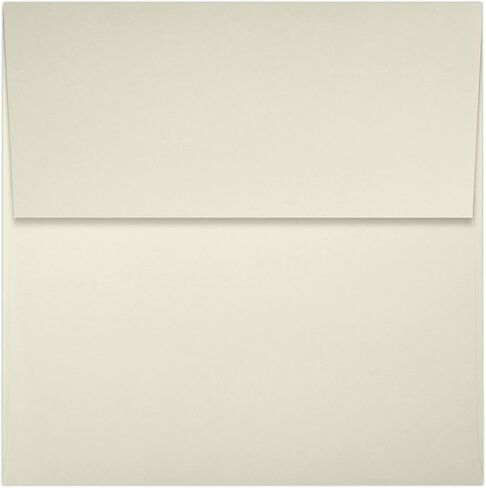 LUXPaper Square Invitation Envelopes | Peel & Press | 4" x 4" | Bright White | 70lb. Text | 50 Qty in Saudi Arabia