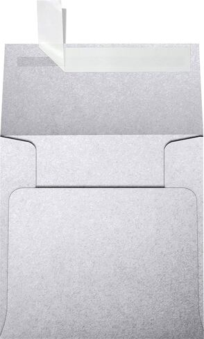 LUXPaper Square Invitation Envelopes | Peel & Press | 4" x 4" | Bright White | 70lb. Text | 50 Qty in Saudi Arabia