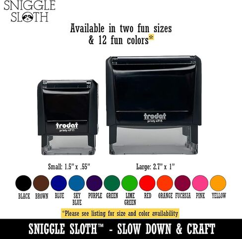 ختم حبر مطاطي ذاتي التحبير من Boo Yah Ghost Teacher School - مقاس صغير 1-1/2 بوصة - حبر وردي in Kuwait