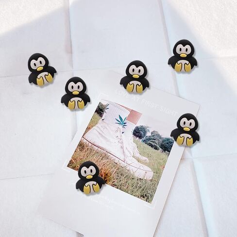 30 جهاز كمبيوتر شخصى الإبداعية الحيوان البطريق دفع دبابيس JfwuHap الراتنج خريطة دبوس الديكور Thumbtacks مسمار لخريطة لوحة الفلين صورة جدار ثابت ورقة مذكرة مذكرة اللوازم المكتبية هدية الملحقات in Kuwait