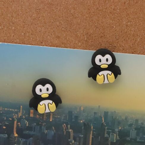 30 جهاز كمبيوتر شخصى الإبداعية الحيوان البطريق دفع دبابيس JfwuHap الراتنج خريطة دبوس الديكور Thumbtacks مسمار لخريطة لوحة الفلين صورة جدار ثابت ورقة مذكرة مذكرة اللوازم المكتبية هدية الملحقات in Kuwait