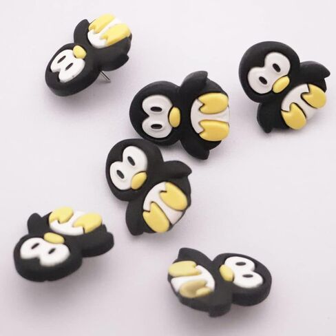 30 جهاز كمبيوتر شخصى الإبداعية الحيوان البطريق دفع دبابيس JfwuHap الراتنج خريطة دبوس الديكور Thumbtacks مسمار لخريطة لوحة الفلين صورة جدار ثابت ورقة مذكرة مذكرة اللوازم المكتبية هدية الملحقات in Kuwait