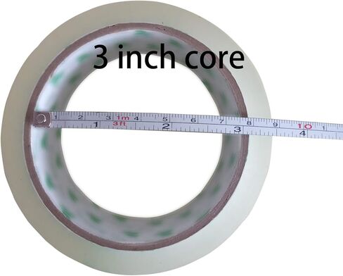 شريط تغليف للتخزين يدوم طويلاً من Voyage Sports، 6 بكرات، 1.88 بوصة × 54.6 ياردة لكل لفة، مصمم للحركة والتعبئة والشحن والبريد، شفاف كريستالي in Kuwait