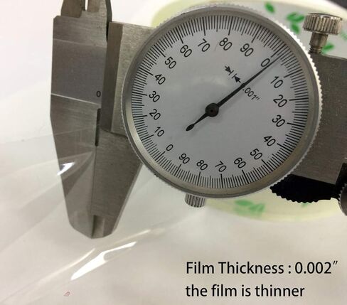 شريط تغليف للتخزين يدوم طويلاً من Voyage Sports، 6 بكرات، 1.88 بوصة × 54.6 ياردة لكل لفة، مصمم للحركة والتعبئة والشحن والبريد، شفاف كريستالي in Kuwait