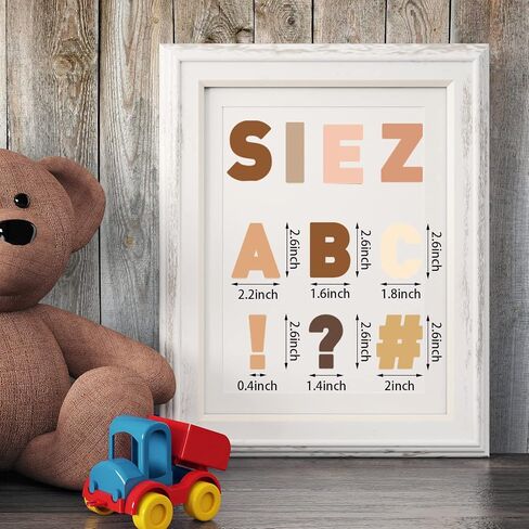 Purpeak 232 Pcs 24 Sheets Large Letter Stickers 2.5 Inch Self Adhesive Letters Stickers Alphabet Letter Stickers for Bulletin Board Classroom Window Door Mailbox Home Decor, Skin Color in Kuwait