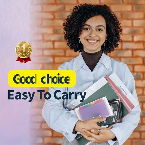 Mini Accordion File Organizer (7 inches * 4 inches) - 2 Pack 13 Pockets Expanding File Folders, Portable Receipt Organizer 100% Waterproof Plastic Receipt Organizer for Cards, Coupon, Receipt, Ticket in Saudi Arabia