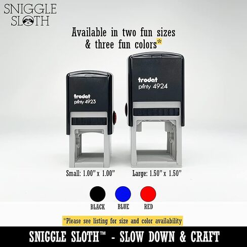 Love Bug Ladybug Lady Self-Inking Rubber Stamp Ink Stamper - 1 Inch Small - Black Ink in Kuwait