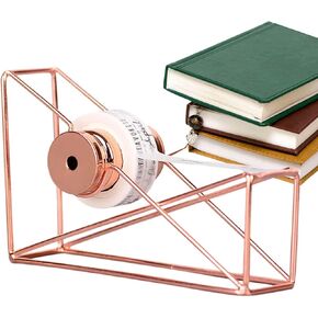 مكتب توزيع شريط Kumprohu - موزع شريط لاصق لسطح المكتب - حامل شريط ذهبي وردي لوازم سجل القصاصات الجمالية الثابتة، ملحقات المكتب in Kuwait