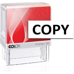 COPY Colop Self Inking Office Stationary Custom Rubber Stamp P20 Mini Stamper Pre Ink Stamp Black 14 X 38 MM