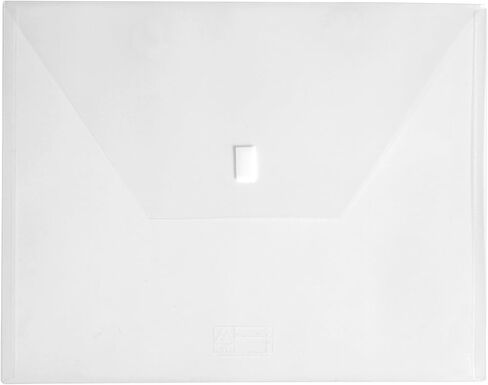 مظروف مشروع كبير الحجم من البولي تصميم اسن، 11 × 14 بوصة، شفاف، عبوة من 6 قطع (60200-CR-6P) in Saudi Arabia
