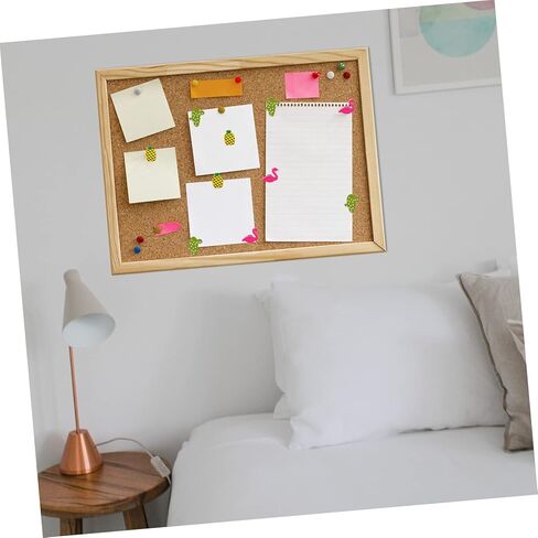 Corkboard for Office 30pcs Flamingo Pushpin Decorative Thumb Tacks Decorative Cork Board Office Cork Board Maps Thumb Tacks Leaf Push Office Thumb Tacks Push Tacks Wood in Kuwait