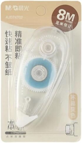 عبوة من 4 أسطوانات لاصقة منقطة، أسطوانة شريط لاصق مزدوجة الجوانب، رائعة للاستخدام في المنزل والمكتب والمدرسة، شريط صور لسجل القصاصات in Kuwait