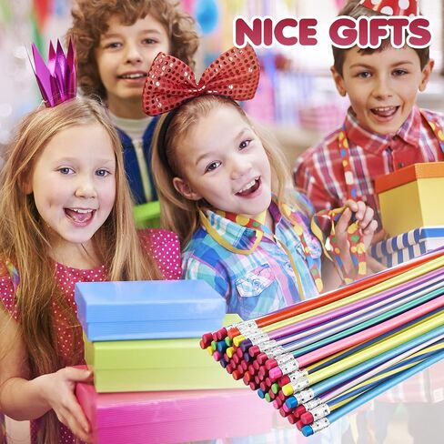 Zonon 90 Pieces Flexible Colorful Bendable Pencils Assorted 3 Styles Flexible Soft Pencil Bend Pencils with Eraser for School Prizes Kids Presents Teachers Classroom Supplies in Saudi Arabia