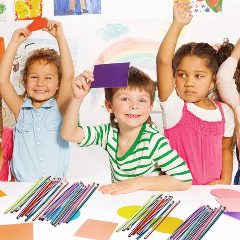 Zonon 90 Pieces Flexible Colorful Bendable Pencils Assorted 3 Styles Flexible Soft Pencil Bend Pencils with Eraser for School Prizes Kids Presents Teachers Classroom Supplies in Saudi Arabia