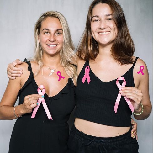 200 Pcs Pink Ribbon Pins Breast Cancer Awareness Ribbon Pins and 100 Pcs Breast Cancer Awareness Stickers Fundraising Lapel Pins for Breast Cancer Charity Event Survivor Campaign Party Favors Supplies in Saudi Arabia