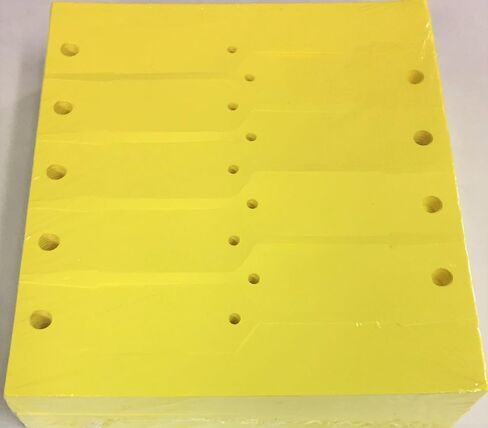 Key Tag Vinyl Arrow Self Locking Yellow Blank (5000 Qty) (A41) in Saudi Arabia
