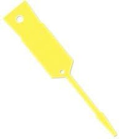 Key Tag Vinyl Arrow Self Locking Yellow Blank (5000 Qty) (A41) in Saudi Arabia