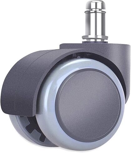 Gaming Office Chair Casters Floor Protection Rubber (5 Sets) 60mm Casters with Standard Stem Size （ Blue） in Kuwait