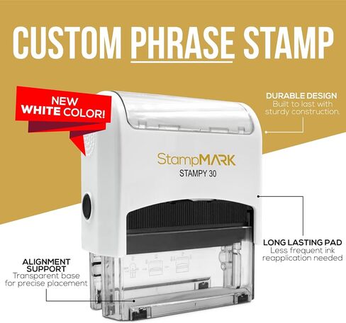 ختم مكتب مطاطي ذاتي التحبير من StampMark بالحبر الأزرق (تم استلامه) - حجم صغير in Kuwait